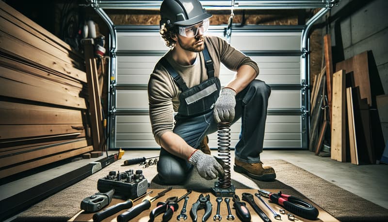 Garage Door Spring Repair in Liberty Lake