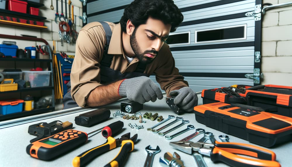 Our professional garage door repair process