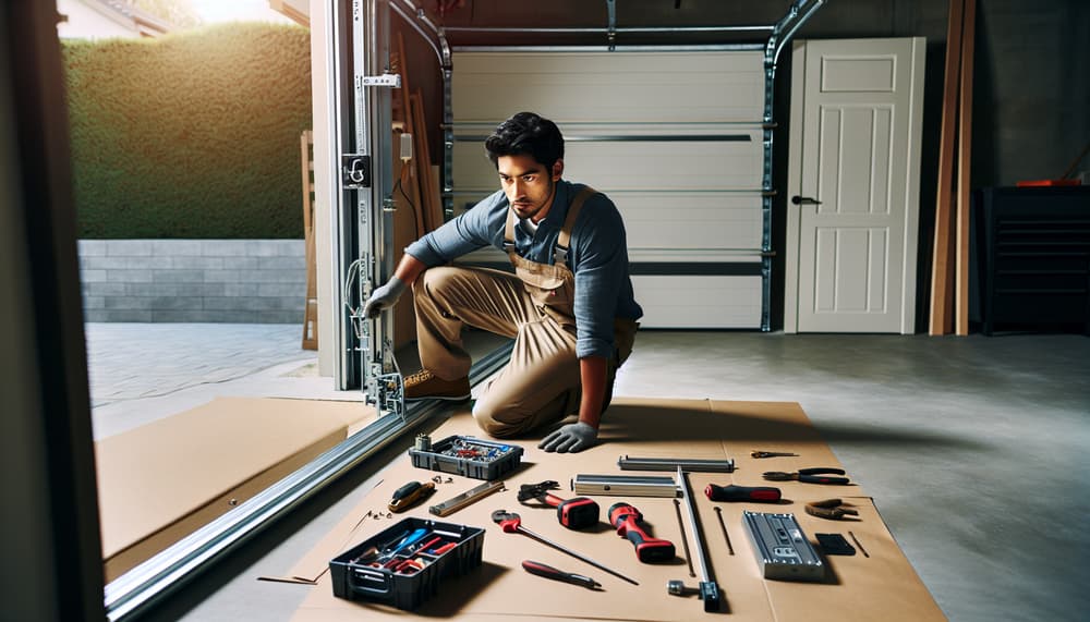 Our professional garage door spring repair process